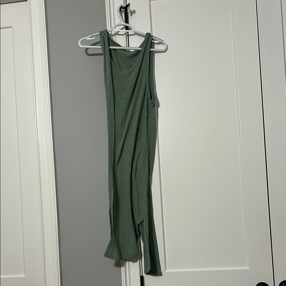 Green One Shoulder Bodycon Dress